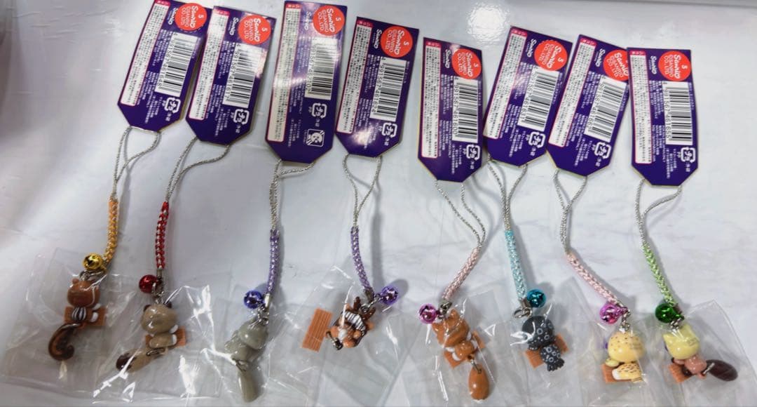 ご当地　ハローキティ　北海道自然動物　根付け　ストラップ