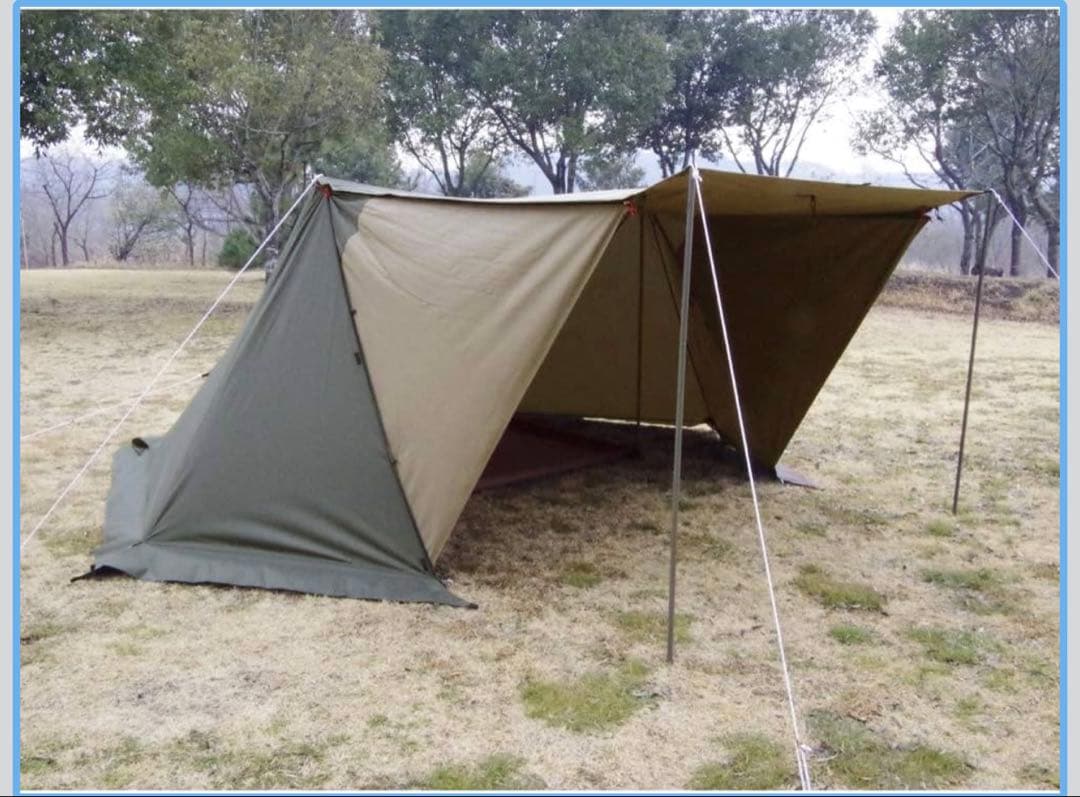 中古テンマクデザイン 大炎幕（廃盤）軍幕風コットン幕／インナー（新品）付