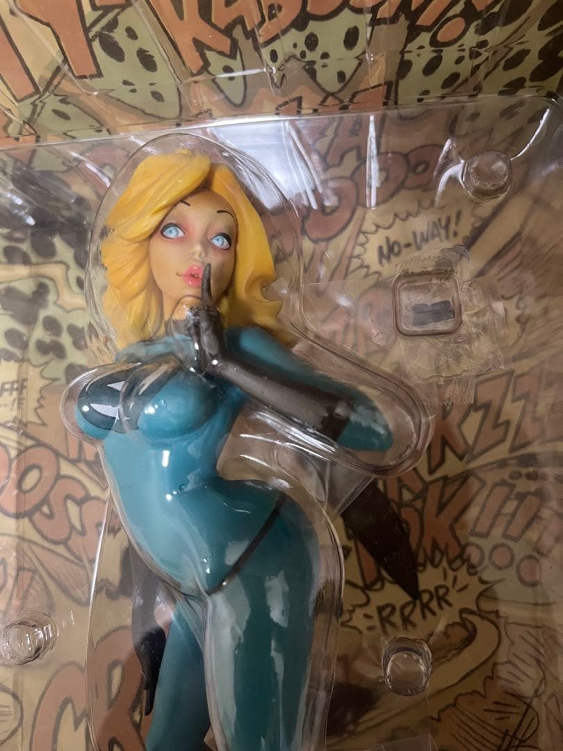 【開封品】ロッキンジェリービーン　豆魚雷　インビジブルウーマンフィギュア