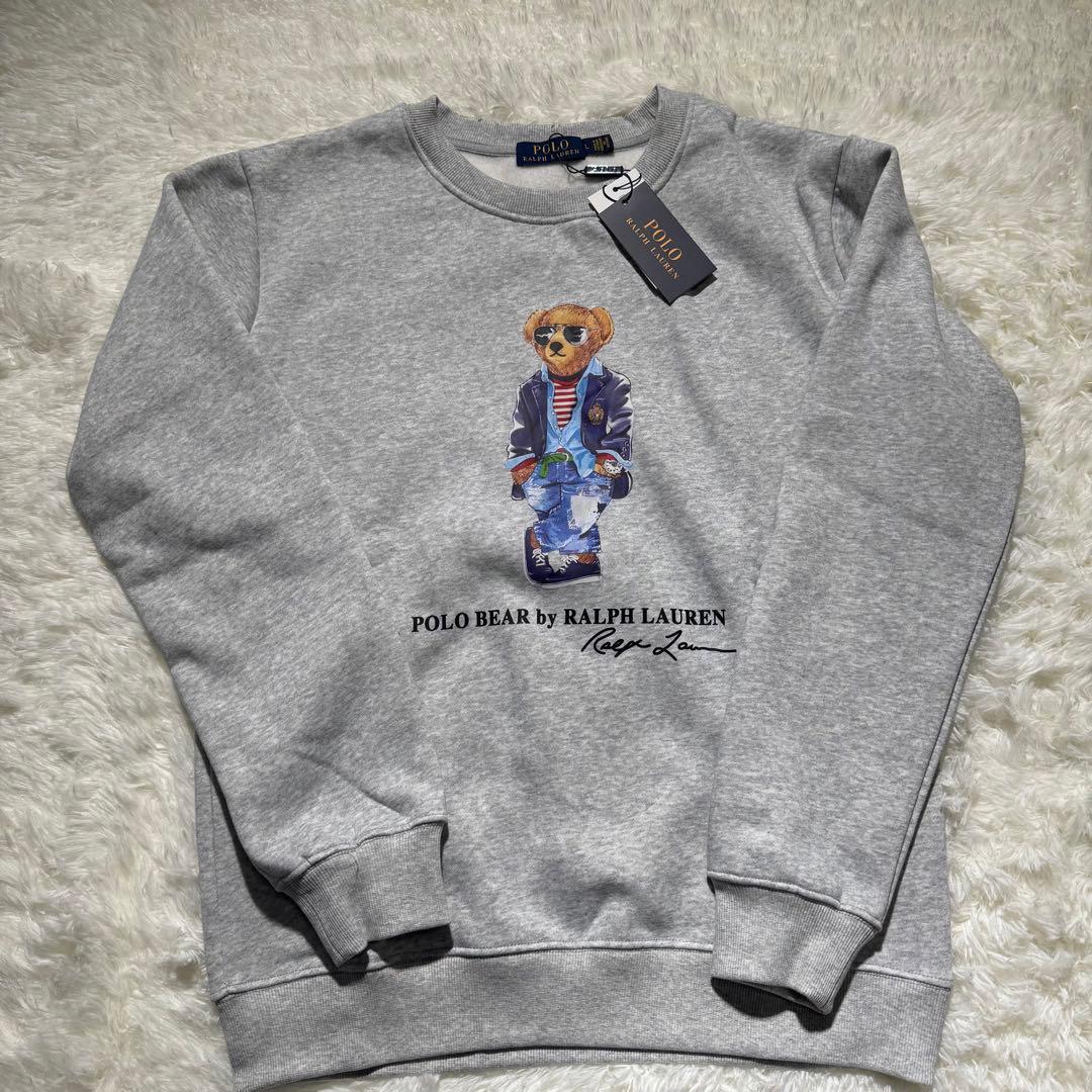 Lサイズ　Polo Ralph Lauren グレー スウェット