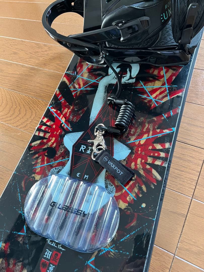 RIDE WILDLIFE155ROMEメンズスノーボードセット ケース付き