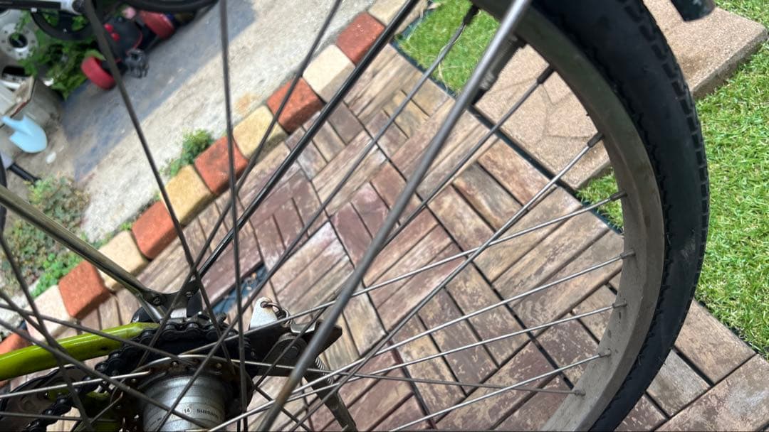 【引き取り】YAMAHA 電動自転車 PAS ナチュラL 子供乗せ グリーン