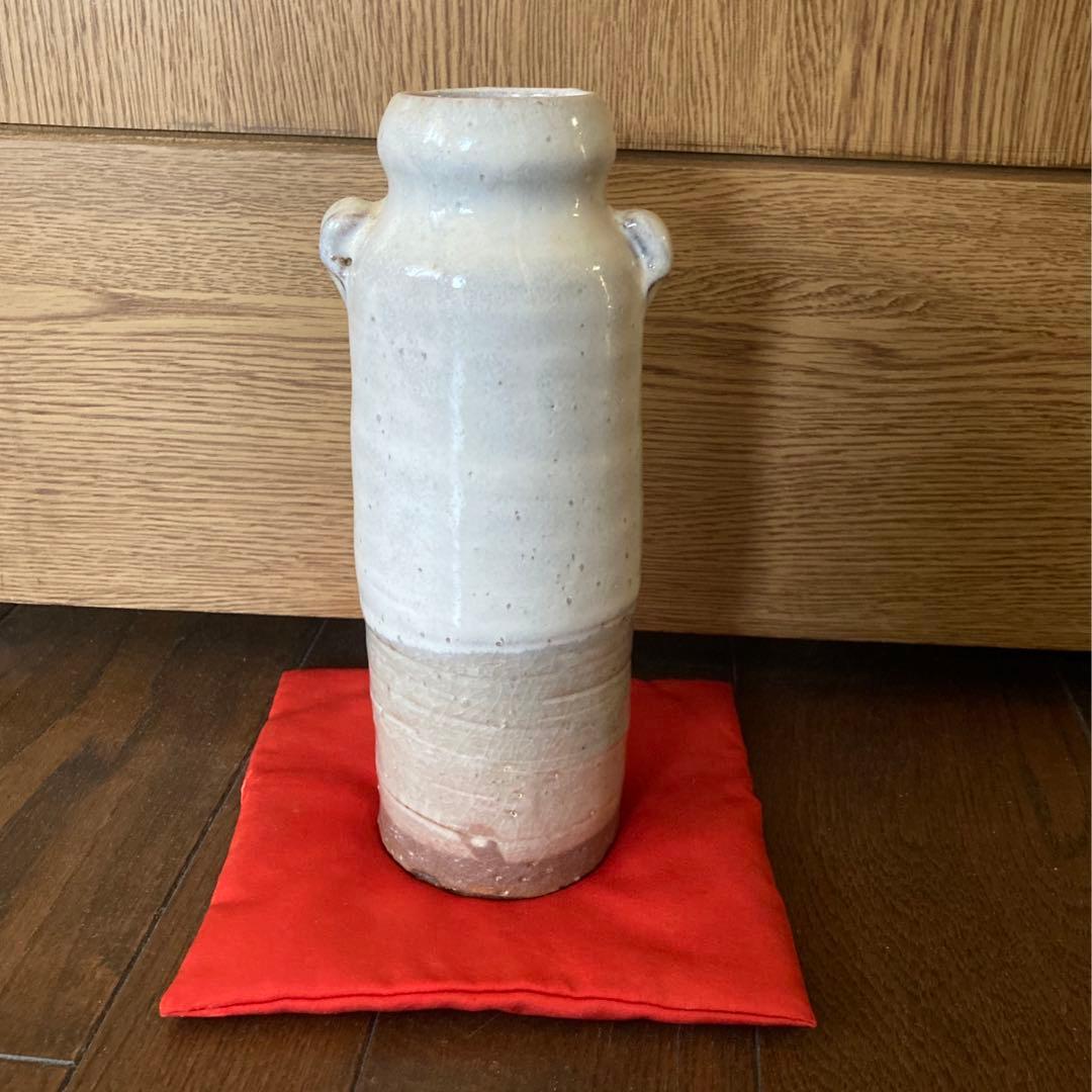 花瓶 萩焼 泉流山