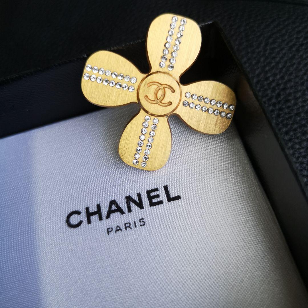 美品 シャネル ピンブローチ 01C 希少 ヴィンテージ 付属品有り