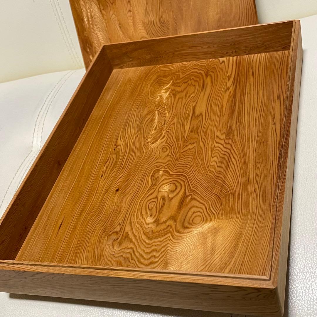 未使用品！ 屋久杉工芸 文箱 筆箱 木箱 千年の齢