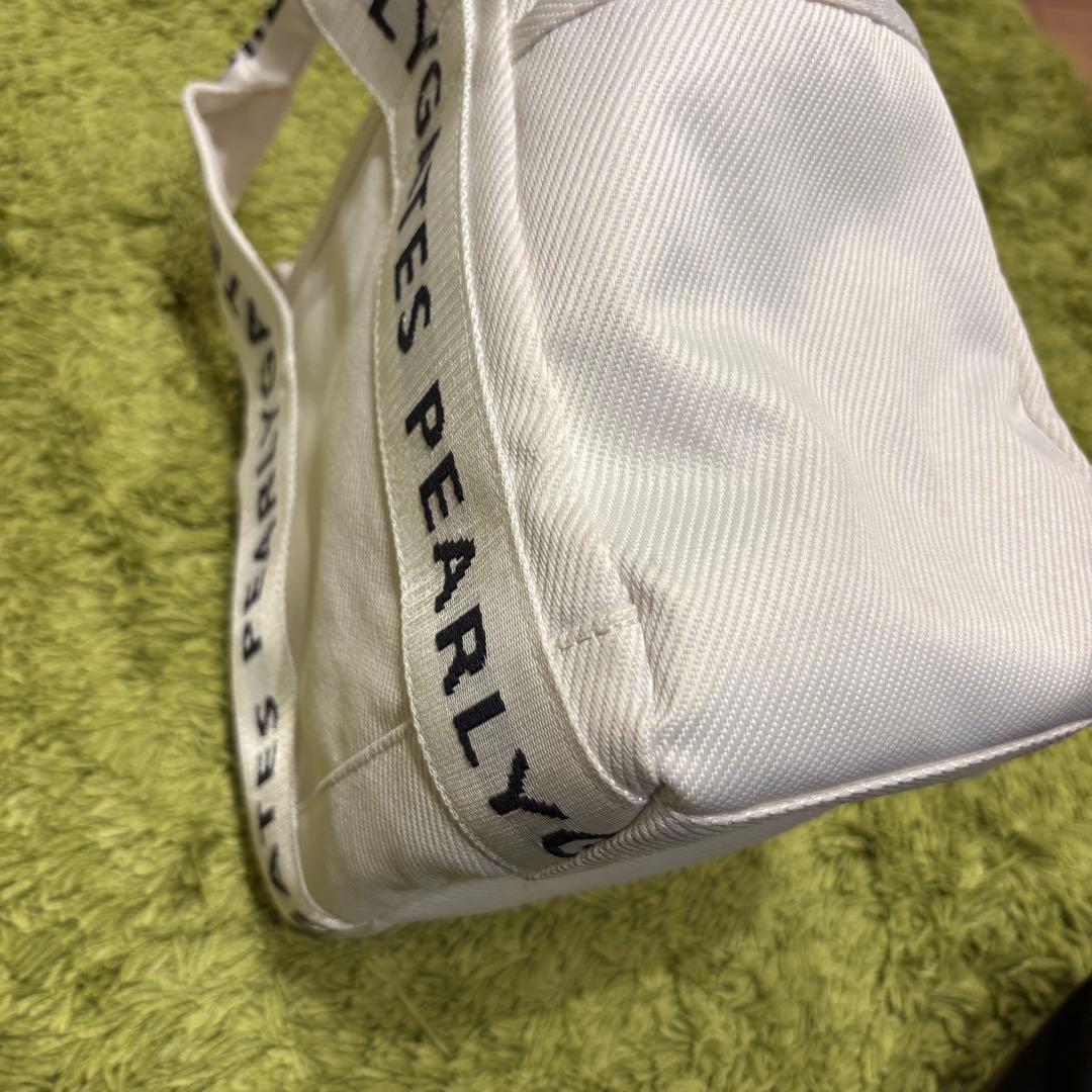 パーリーゲイツ PEARLYGATES カートバッグ ラウンドバッグ ホワイト系