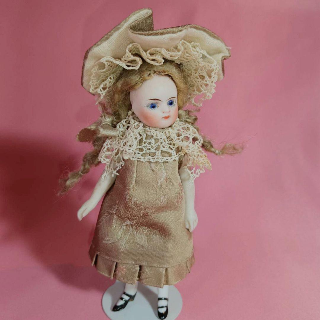 アンティークビスクドール　フレンチミニョネット