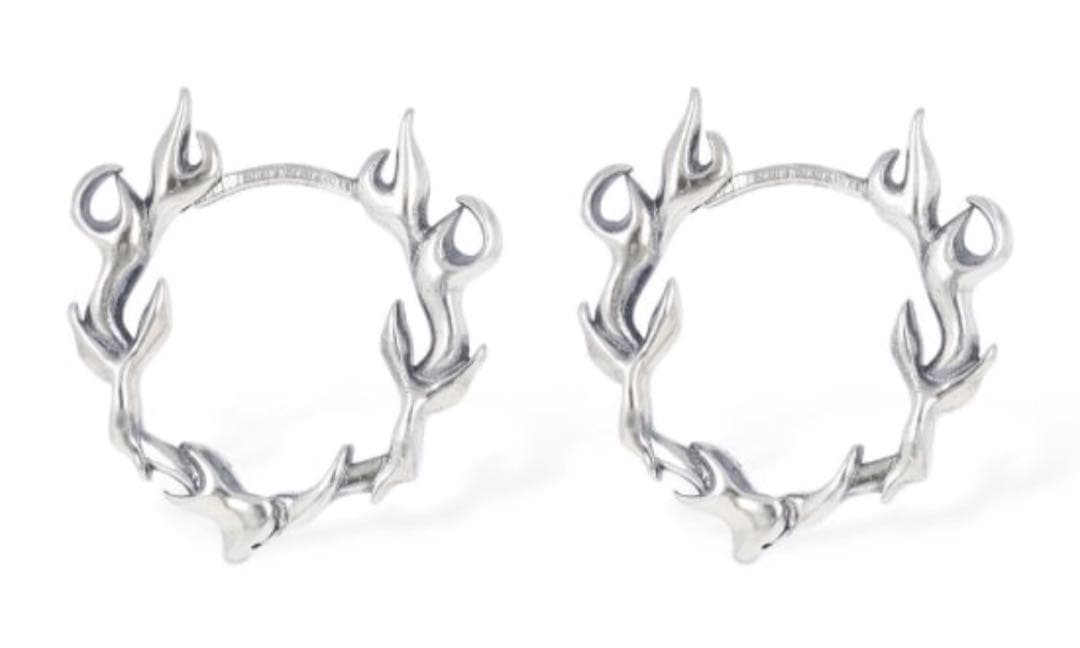 KUSIKOHC FLAMEフープピアス