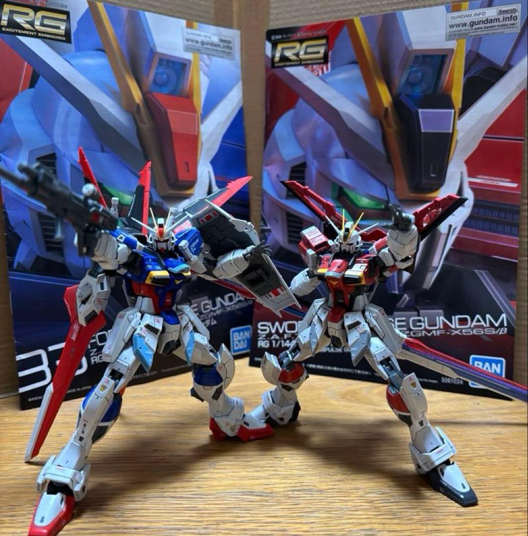 RGフォースインパルスガンダム & ソードインパルスガンダム セット