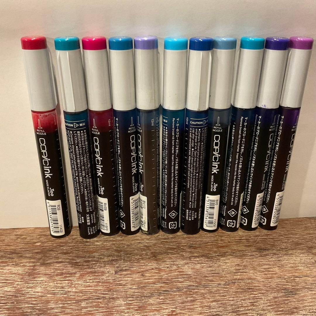 美品！Copic Sketch コピックインク43本+専用ケース 72本用