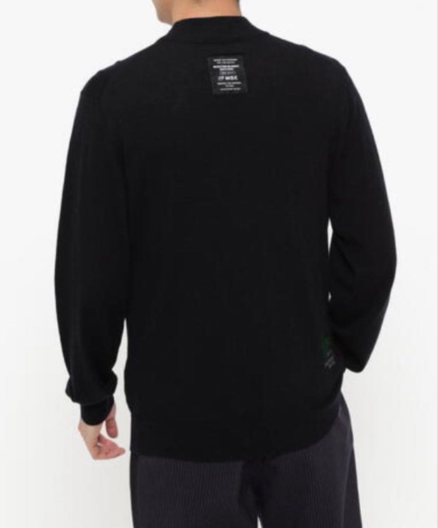 新品 パーリーゲイツ マスターバニー カシミヤ混 タートルネックニット(4)M黒