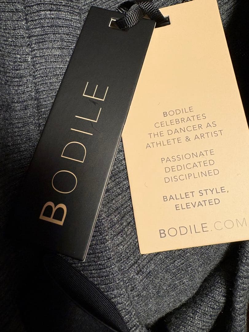 新品ボディール バレエ ウォームアップウェア グレー
