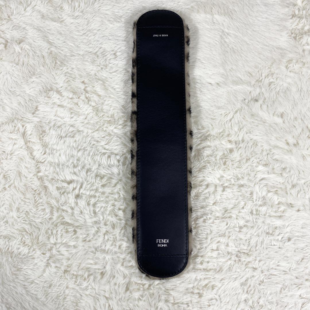 美品 FENDI バイザウェイ ストラップ ハンドルカバー ボア ショルダー