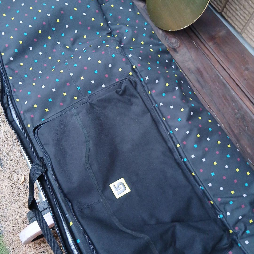 BURTON 166バートンキャスター付きスノーボードケース　コロコロタイヤ付き