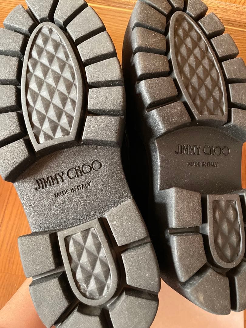 【JIMMY CHOO】Bryer 厚底ローファー　36.5