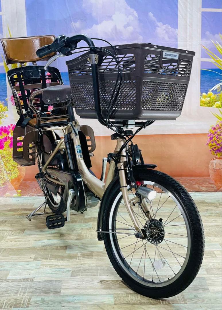 超特価！アンジェリーノ⭐️ブリヂストン子供乗せ電動アシスト自転車Y3083