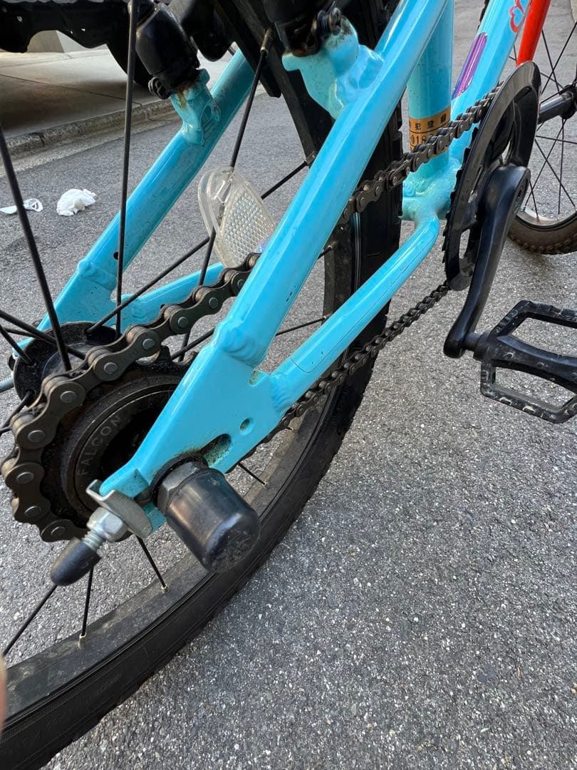 【京都手渡し希望】ヨツバサイクル　マウンテンバイク　自転車　キッズ18インチ