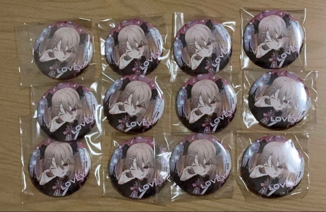 コンパス ラヴィ ローソンコラボ 等身缶バッジ 12個