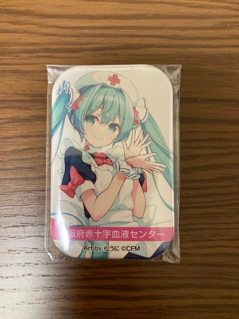 初音ミク　献血　缶バッジ