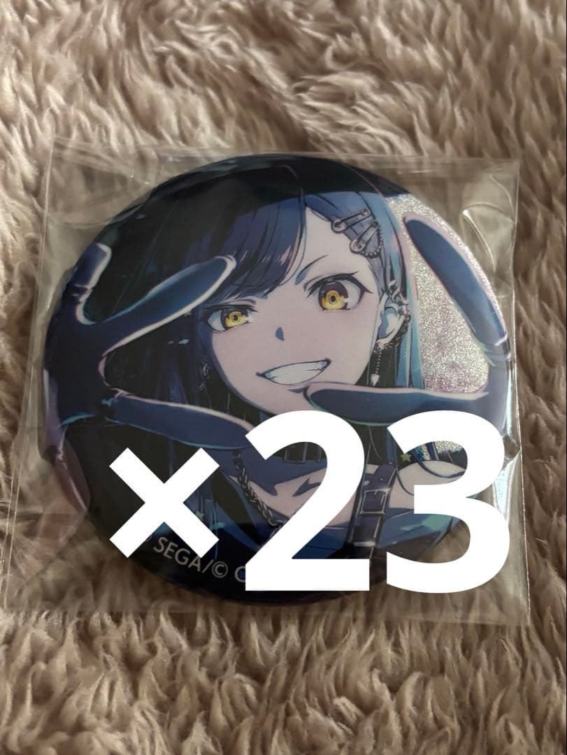 プロセカ グリッター缶バッジ グリ缶 48A 白石杏 23点