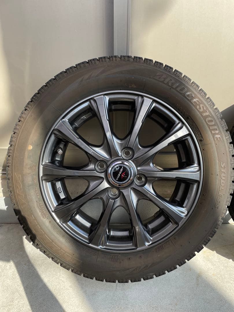 カ*ン様 BLIZZAK VRX 155/65R14 スタッドレスタイヤ 4本セ