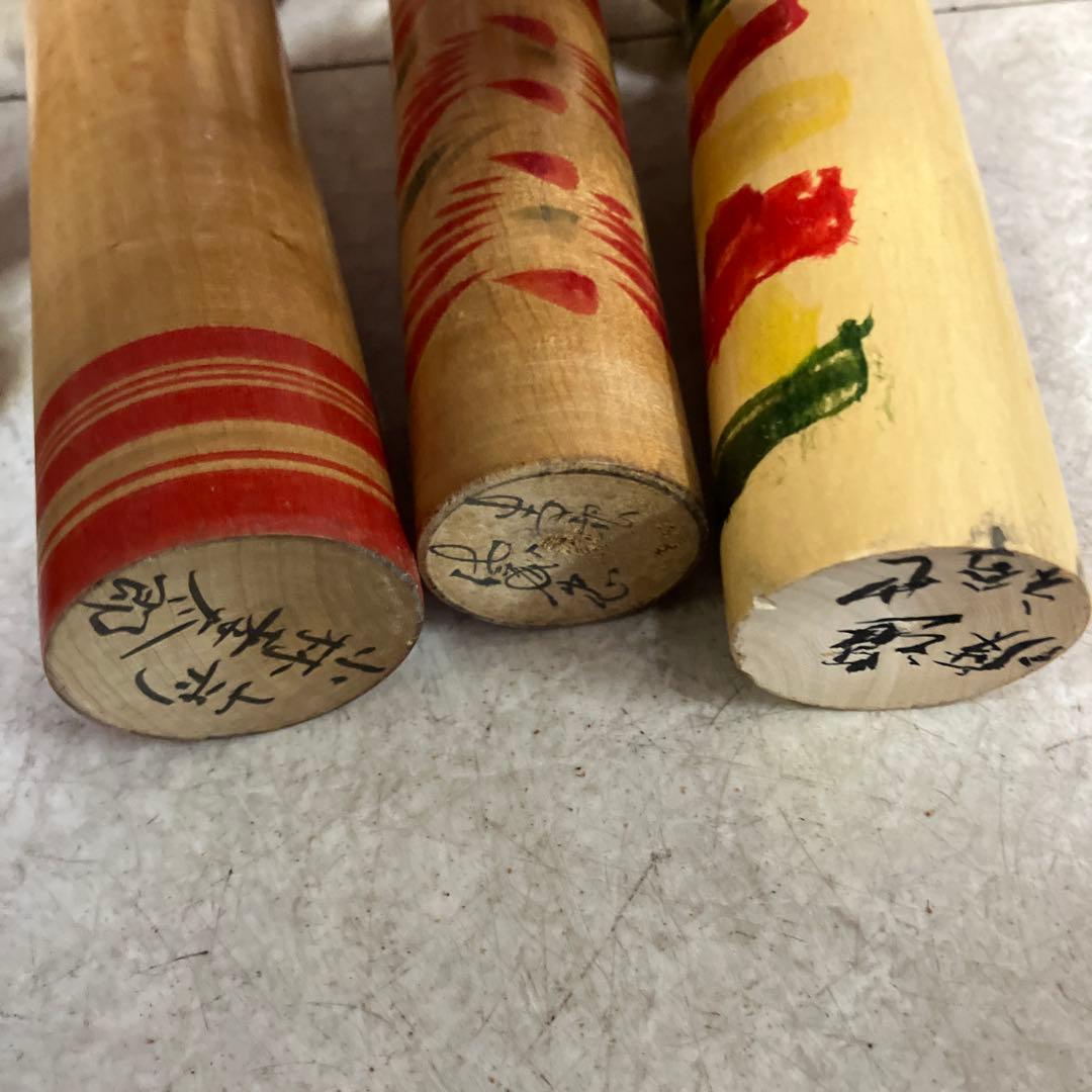 D-3 昭和レトロ 木製 こけし 小芥子 18体セット まとめ売り 大量 人形