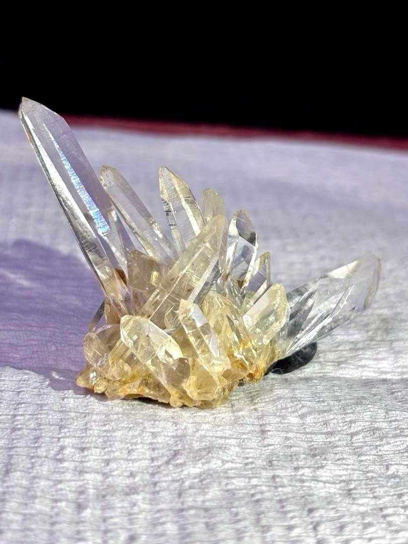 【超希少】天然ヒマラヤ水晶 (インド/サインジ産) 原石 鉱物標本 レア産地