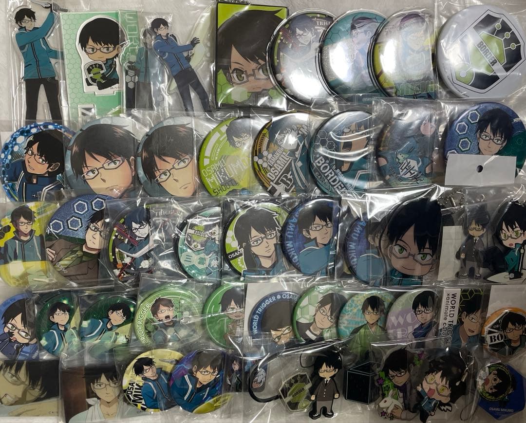 ワールドトリガー ワートリ　三雲修　缶バッジ　キーホルダー　グッズまとめ売り