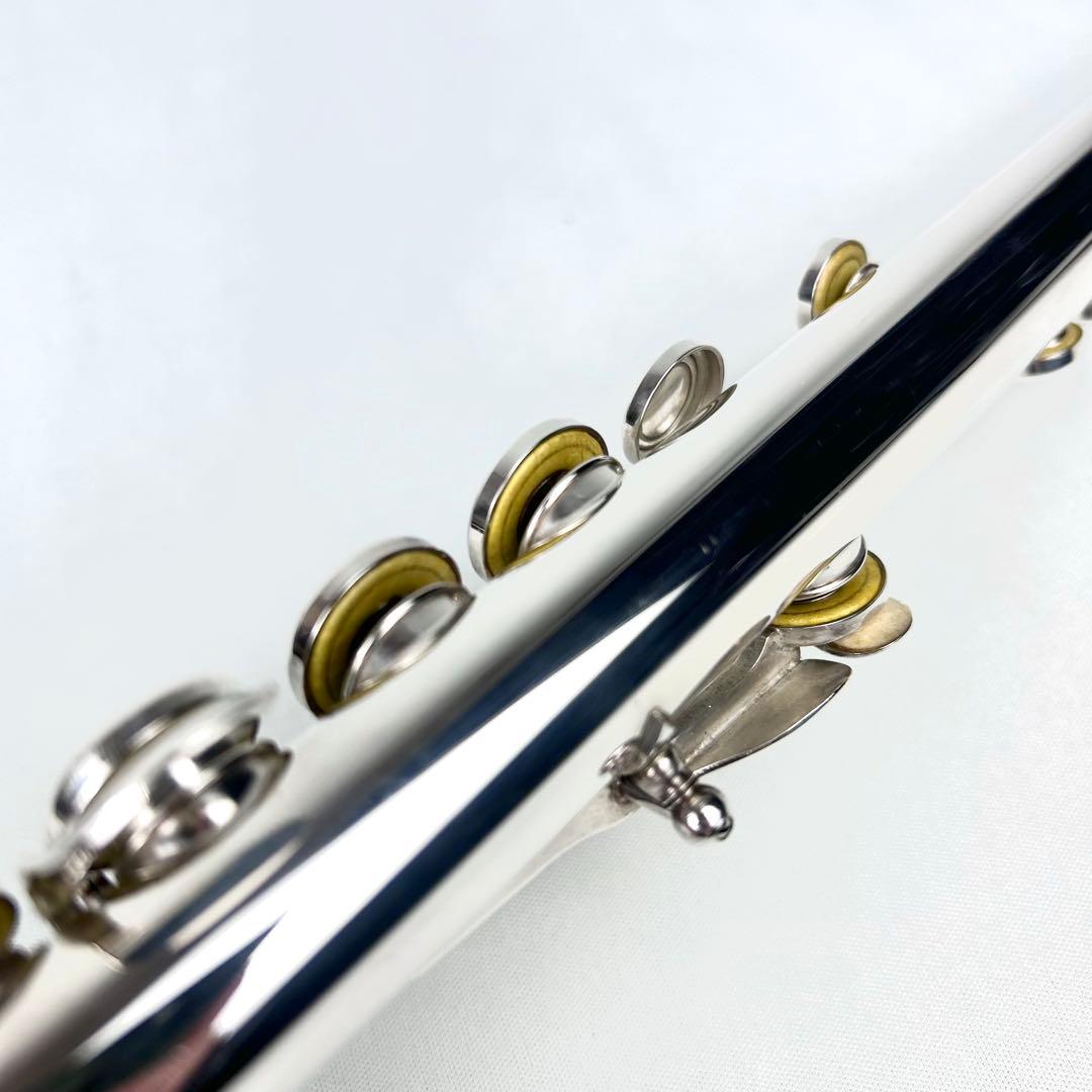 【美品】YAMAHA yfl-451 フルート 頭部管銀製 分解洗浄・磨き済み