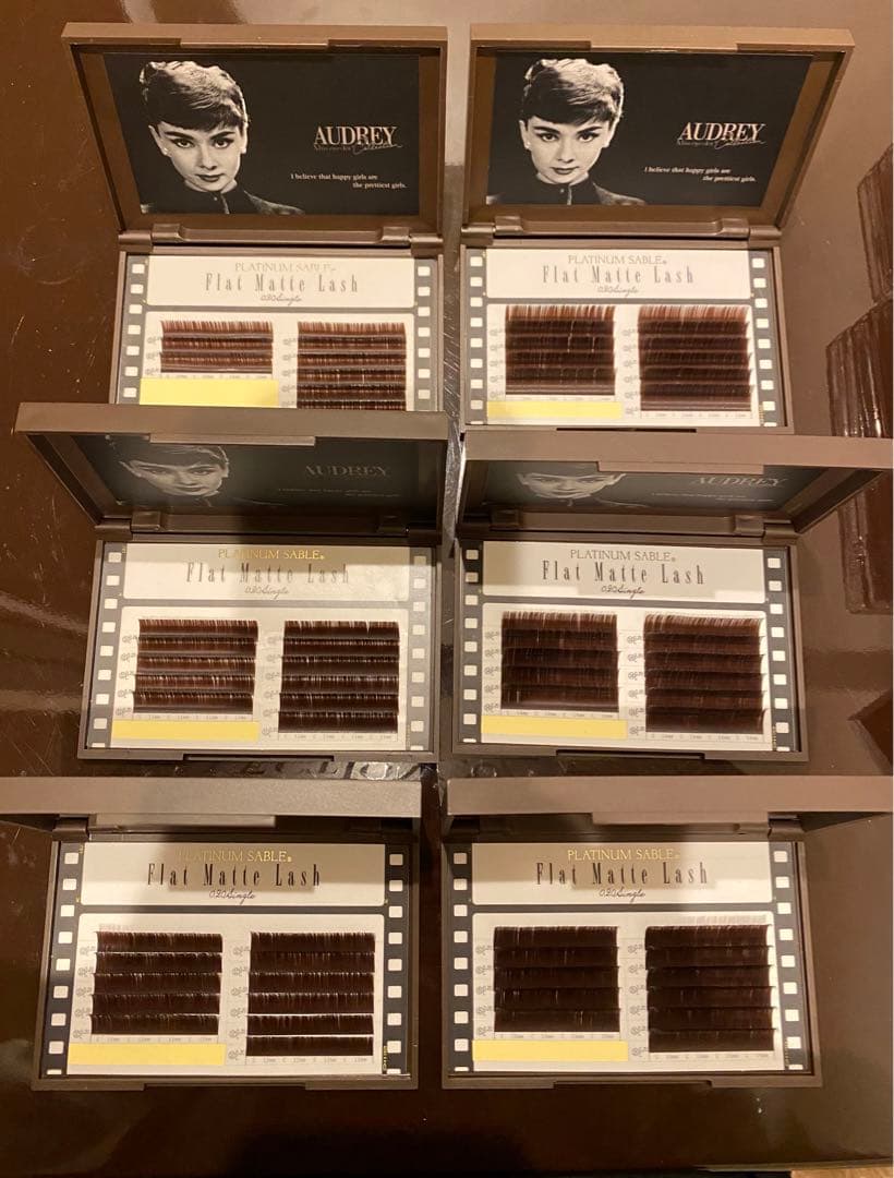 AUDREY マツエク/まつ毛エクステ  6箱まとめ売り