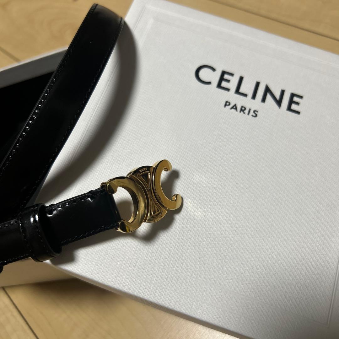 美品 CELINE トリオンフベルト
