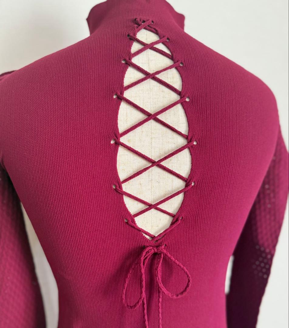 新品　Chacott 　チャコット ノーソーイング　ワイン色　定価14,850円