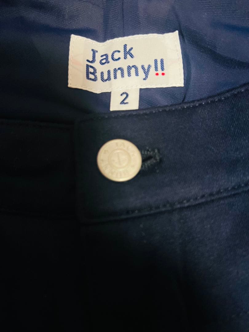 Jack Bunny!! レディース ゴルフパンツ サイズ2 ネイビー