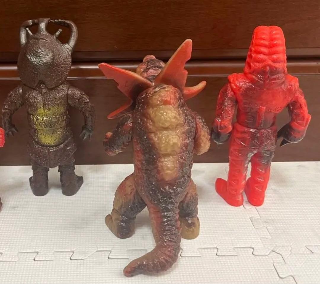 ポピー怪獣足製8体ソフビ