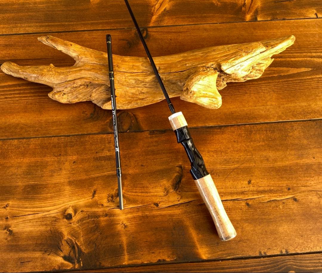 渓流釣りセット　トラウトロッド　パックロッド　604UL 523UL 長さ調節