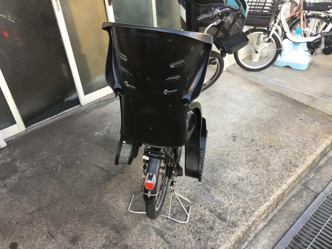 地域限定送料無料　アンジェリーノプティット　三人乗り　12,3AH　電動自転車