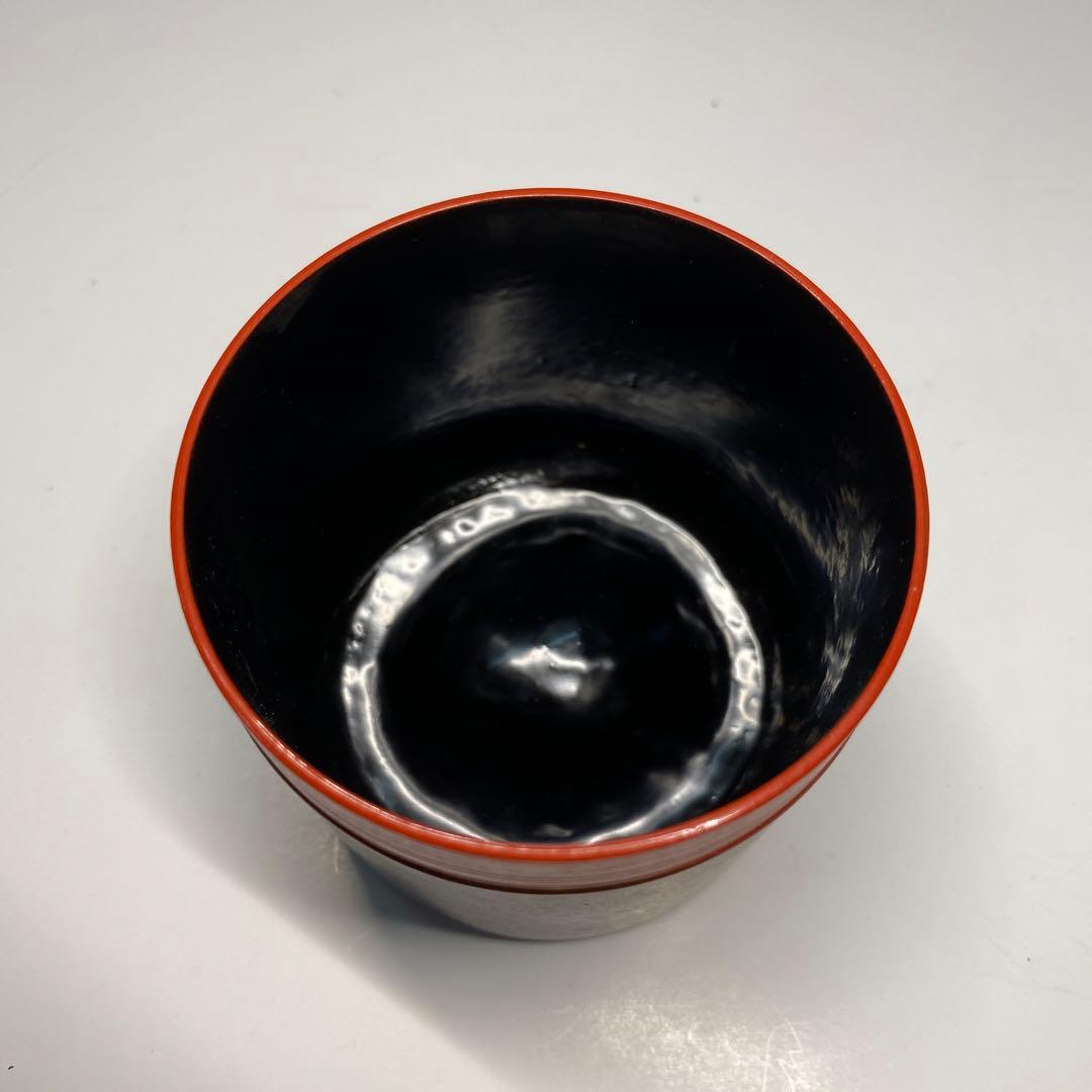 【茶道具】辻石斎造　梅蒔絵　竹金輪寺