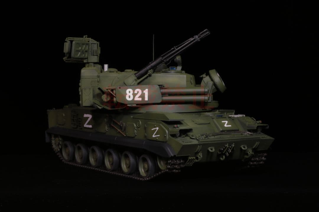 【完成品】 1/35 ロシア軍 2S6M 自走式対空砲 プラモデル パンダホビー