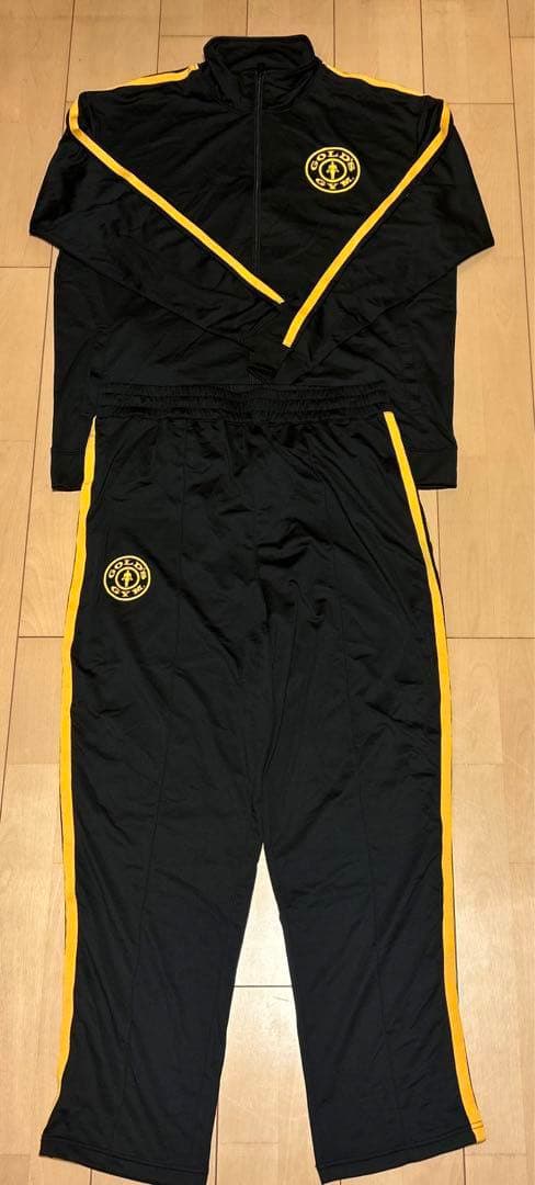 GOLD GYM　ゴールドジム　ジャージ　セットアップ　メンズ