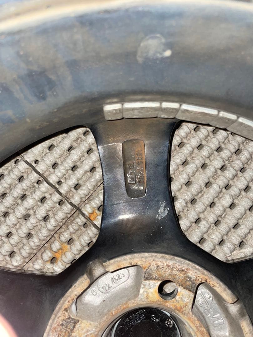 5スポークホイールセット 165/60R15