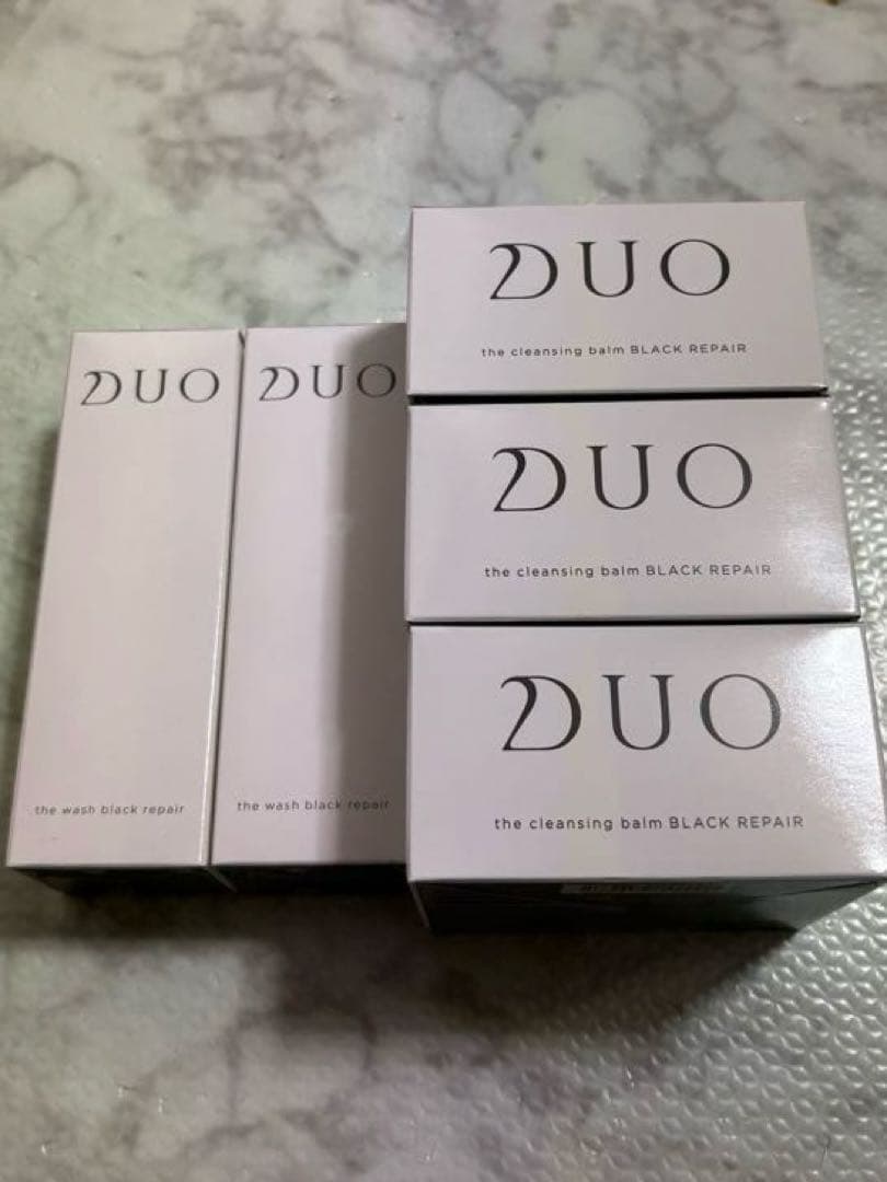 新品未使用 DUO クレンジングバーム ブラックリペア 洗顔パウダー セット
