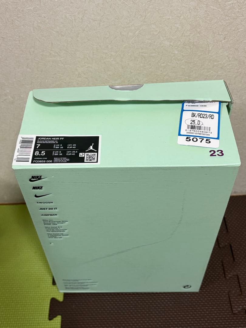 Jordan バスケットシューズ 赤/黒