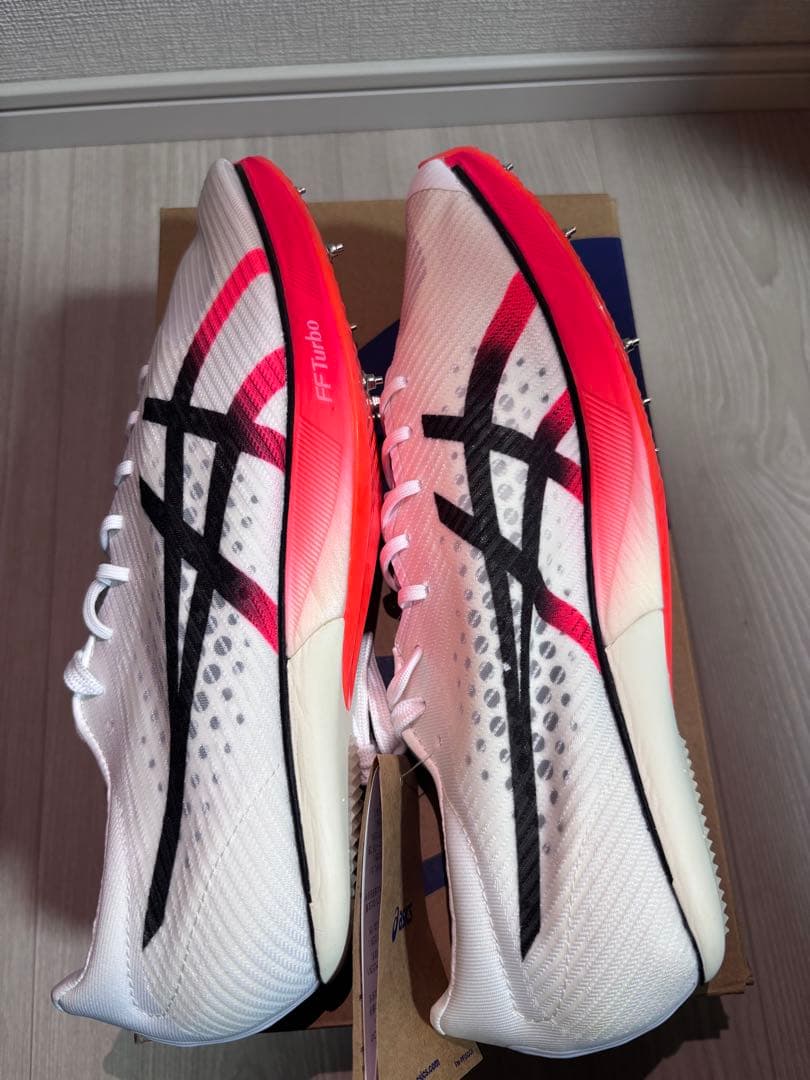 asics メタスピードSP 26.5cm ホワイト/レッド/ブラック