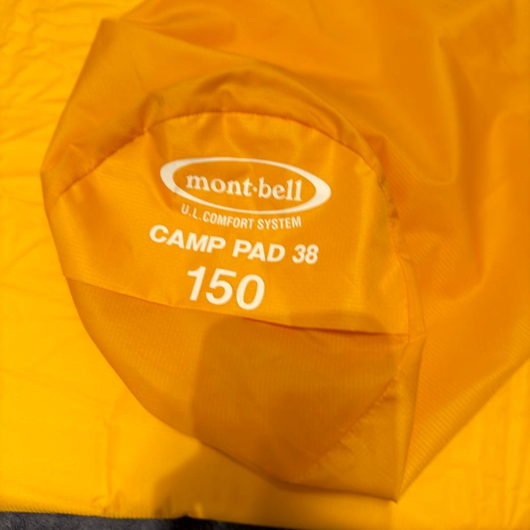 mont-bell モンベル CAMP PAD 38 スリーピングマット 150