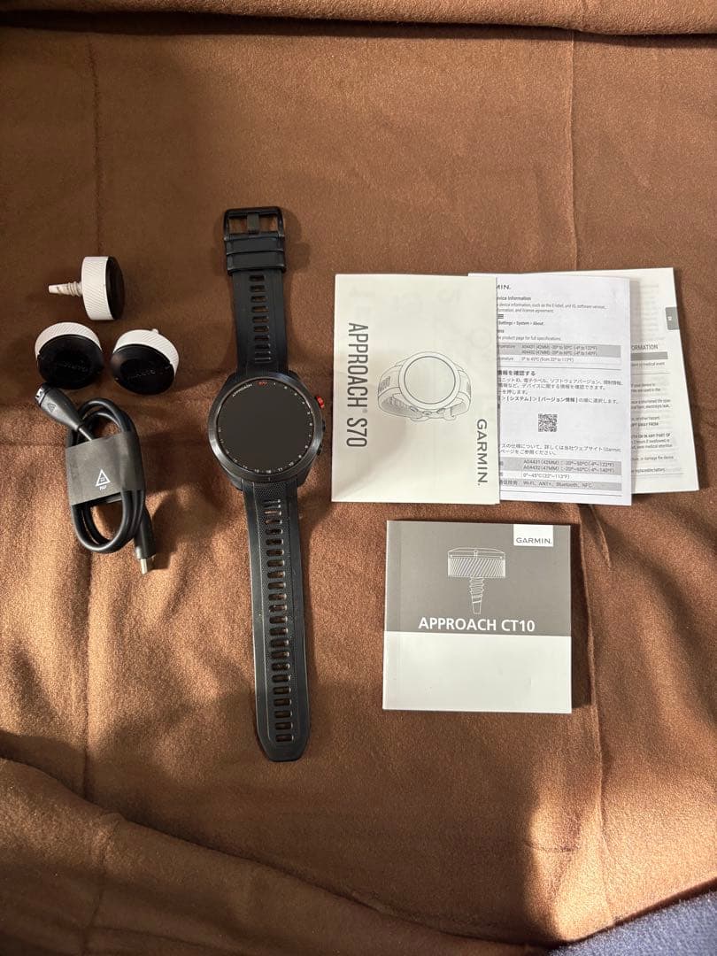 ガーミンApproach S70 47mm BlackCT10