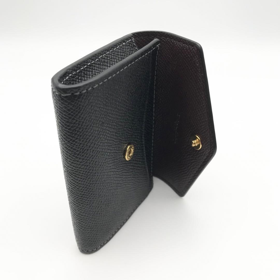 COACH 大人気！！ フラップ カードケース ブラック 名刺入れ 新品