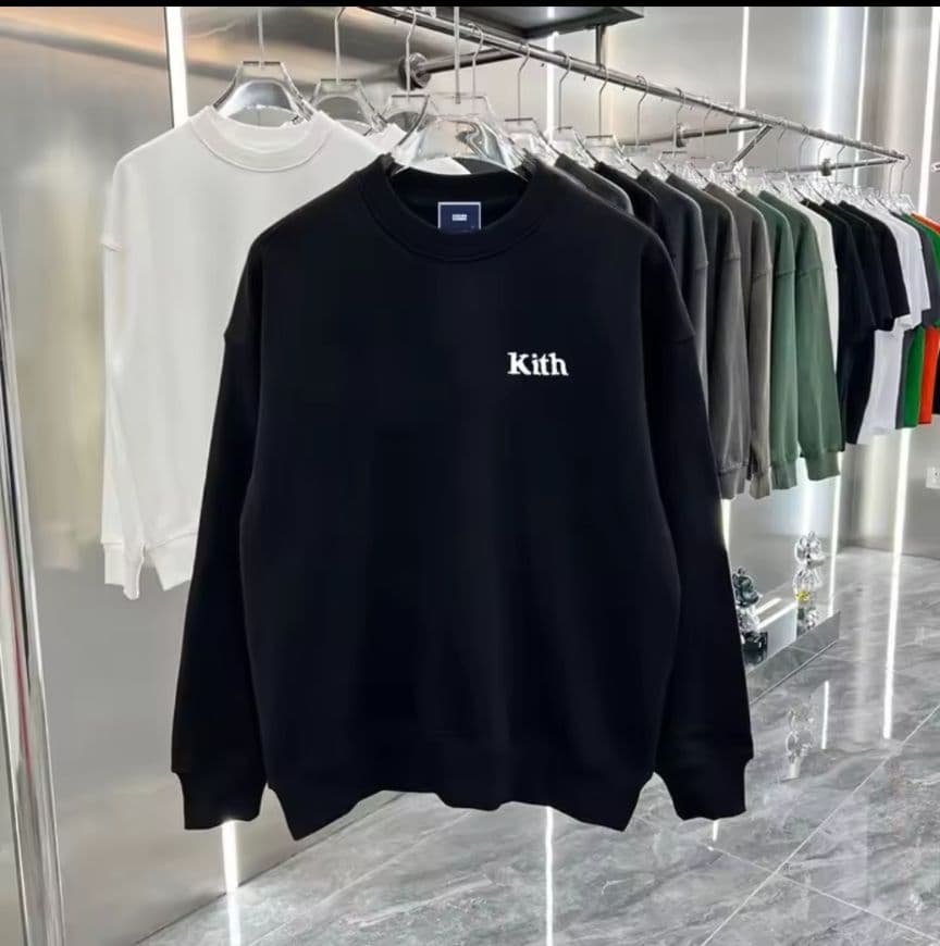 KITH キス クルーネックスウェット L ブラック