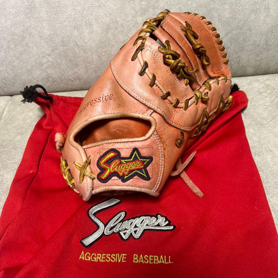 久保田スラッガー 軟式ファーストミット 袋付 東京支店型付け
