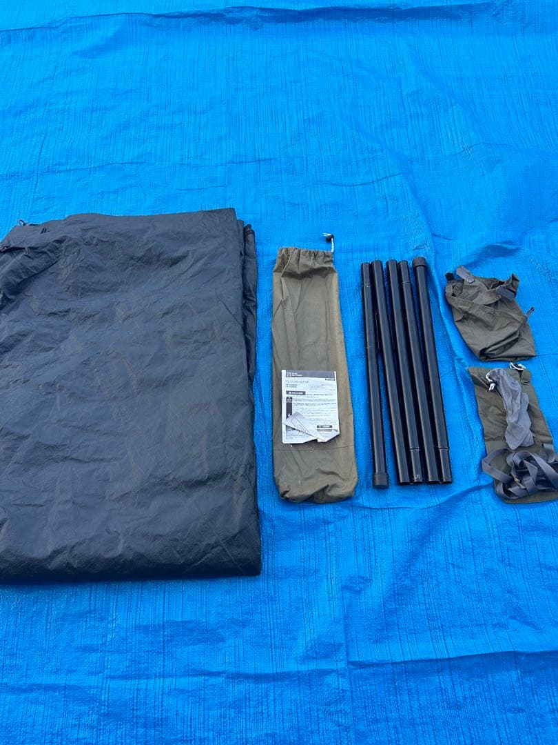 【美品】テントファクトリー Hi-TC ワイドワンポールテントRG モスグリーン