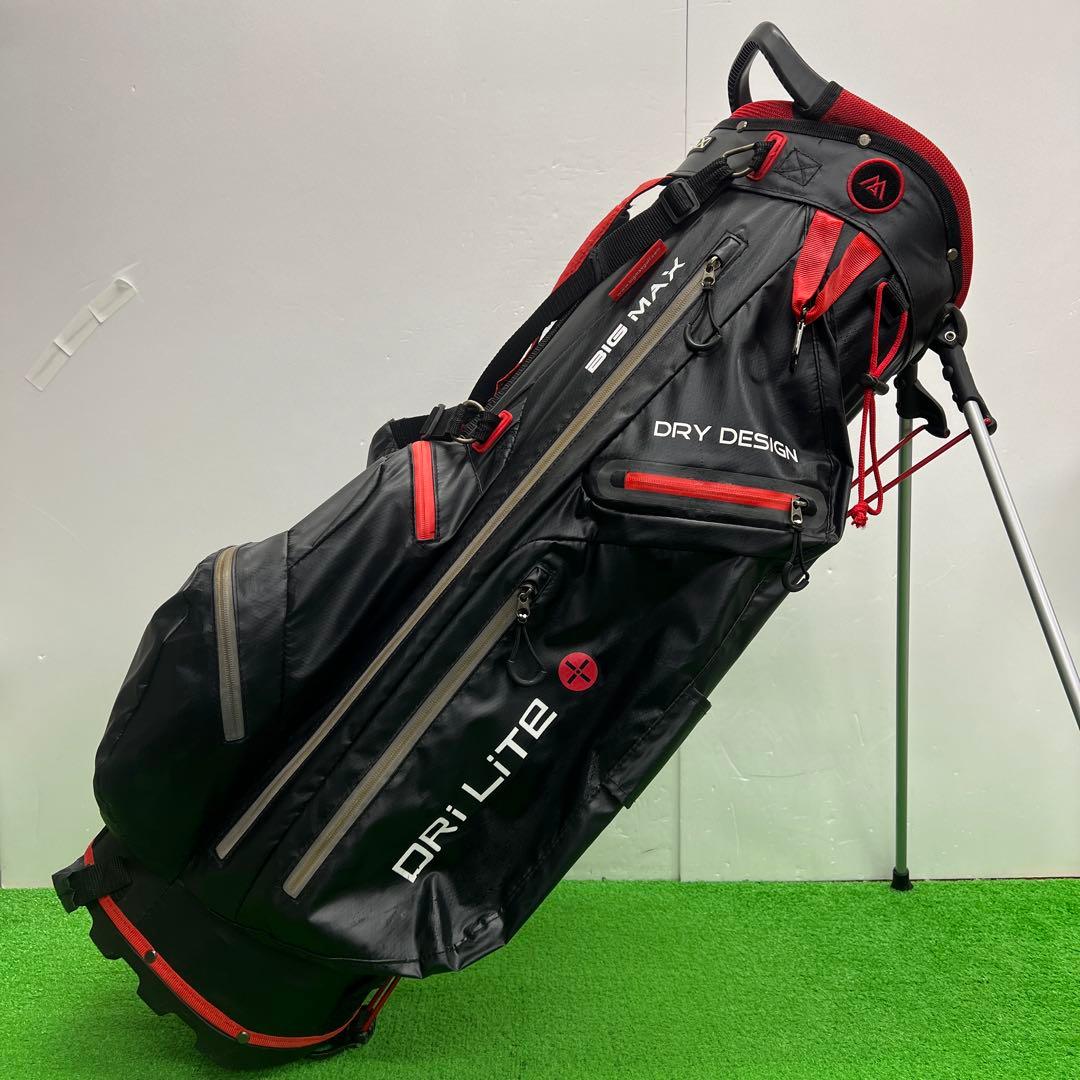 ビッグマックス　BIG MAX キャディーバック　8インチ ブラック　メンズ